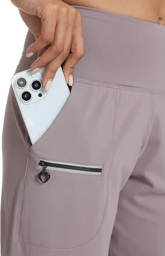 Miniatura 8 de Kcutteyg - Pantalones deportivos con bolsillos para mujer, diseño suave, ligero y de secado rápido, para entrenamiento, gimnasia, yoga y correr