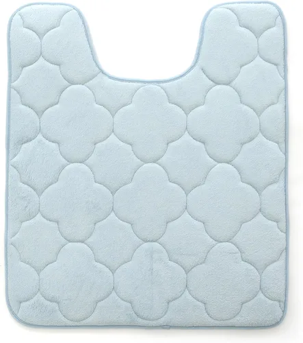 Miniatura 8 de Tapete de baño de espuma viscoelástica bordada con tecnología Water Shield, 17 x 24 pulgadas, angora