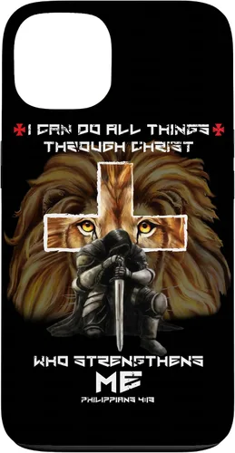 Miniatura 7 de Fundas para iPhone 11 Christian Phone Cases Men Bible Verse Philippians 4:13 Lion Case