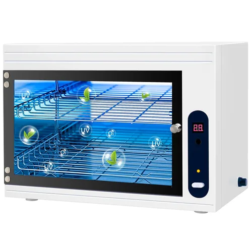 Miniatura 9 de Máquina de limpieza de herramientas de uñas, secadora de 10 litros y desinfectante UV, caja de limpieza de uñas multifuncional, equipo de salón