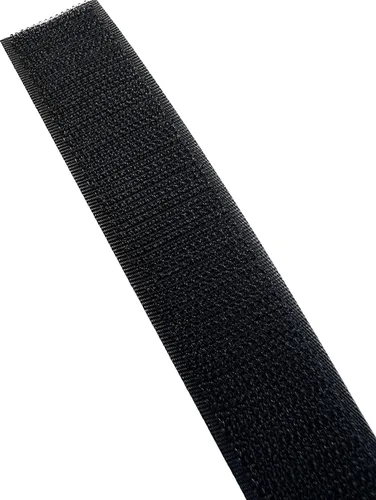 Miniatura 3 de Cinta de nailon con gancho para coser de 1 pulgada, rollo negro de 50 yardas (150 pies)