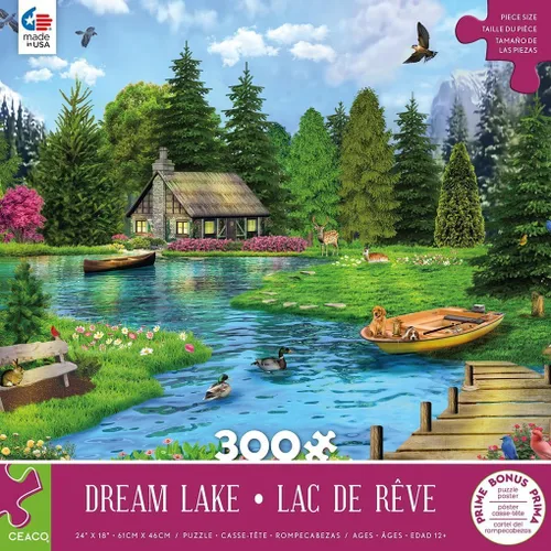 Miniatura 3 de Ceaco - Dream Lake - Rompecabezas de 300 piezas