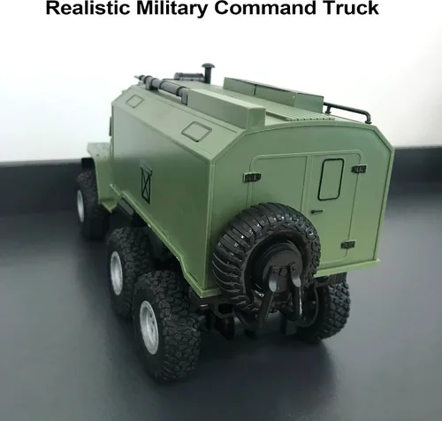 Miniatura 4 de KNACKTOYZ Camión militar RC para niños 4-7, 1:16 control remoto 4WD Off-Road Crawler, juguetes de autos del ejército con 2 baterías recargables