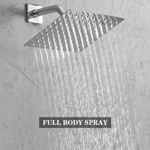 Miniatura 3 de Kit de molduras de ducha de una sola función con válvula áspera, juego de ducha de lluvia para baño, sistema de grifo de ducha de lluvia con cabezal