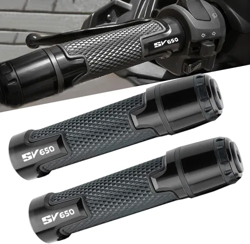 Juego de extremos de agarre para manillar de motocicleta de 0.866 in 7/8 pulgadas para S.uzuki SV650 SV 650 SV650X SV650S 2000-2024 V-Strom 650 1000