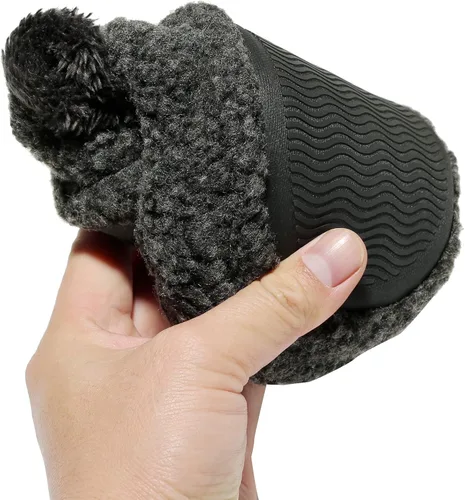 Miniatura 6 de NewDenBer Pantuflas acogedoras de espuma viscoelástica para mujer, suaves y mullidas, con forro polar, para interiores
