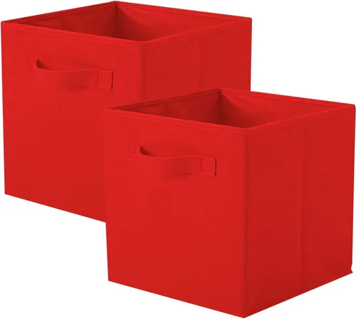 Miniatura 43 de ShellKingdom Contenedores de almacenamiento, cubos de almacenamiento plegables de tela y cajón organizador de tela para armario y juguetes, paquete