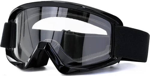 AVV Gafas de motocicleta para hombres y mujeres – Gafas de motocross ATV resistentes al viento, gafas anti UV todoterreno para montar MTB Motocross