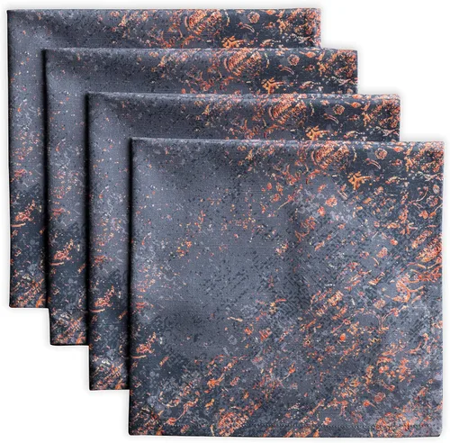 Miniatura 105 de Maison d' Hermine Happy Florals - Juego de 4 servilletas 100% algodón suave y cómodo perfectas para cenas familiares, bodas, fiestas de cóctel, 063