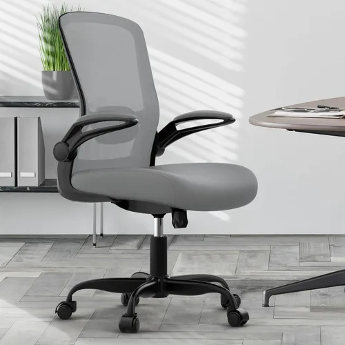 Miniatura 12 de Mimoglad Silla de Oficina, Silla de Escritorio Ergonómica con Soporte Lumbar Ajustable, Silla de Computadora de Malla de Respaldo Alto