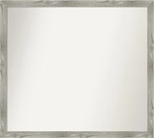 Miniatura 248 de Amanti Art Espejo personalizado, espejo de baño gris plomo a rayas, espejo de pared o espejo de tocador de baño sobre el fregadero