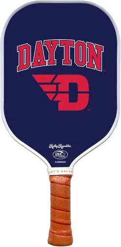 Miniatura 60 de Raqueta de pickleball colegial oficialmente licenciada - Raqueta aprobada por la Asociación de Pickleball de EE. UU. - Núcleo de nido de abeja Texas