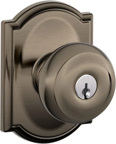 Miniatura 90 de SCHLAGE Lock Company F10GEO625ADD Colección Addison SCHLAGE - Pomo de paso, cromo brillante Cromado brillante