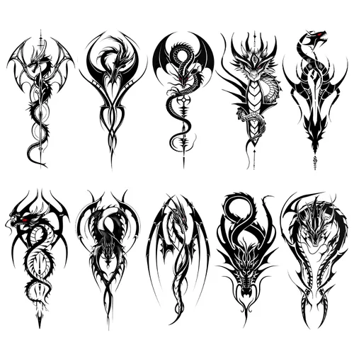 Miniatura 7 de Tatuajes temporales para mujeres y hombres, 10 hojas egipcias impermeables realistas de tatuajes falsos, diseño de faraón Ankh ojo de Horus
