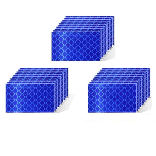 Miniatura 105 de Cinta reflectante blanca de 4 pulgadas, adhesivo de seguridad de advertencia impermeable para exteriores (10 pies)