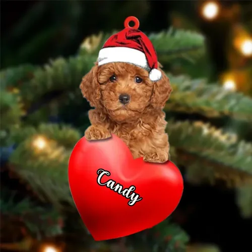 Miniatura 30 de Adornos de Navidad personalizados para perros, nombre personalizado, adorno de Malamute de Alaska, adornos acrílicos, regalos de Navidad, amantes