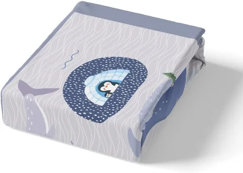 Miniatura 6 de Juego de ropa de cama Kawaii de elefante, tamaño individual, bonita silueta de elefante blanco y gris, para decoración de dormitorio de niños, funda