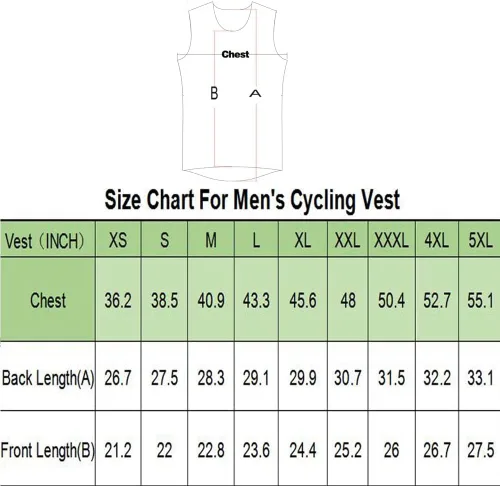 Miniatura 3 de XUNQI Chaleco de ciclismo sin mangas para hombre