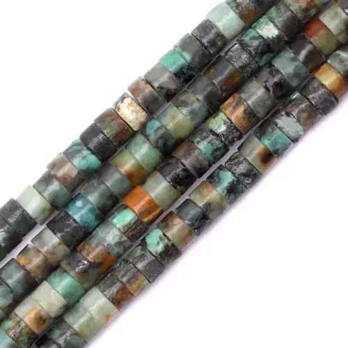 Cuentas Heishi de piedra natural para hacer collares, cuentas pequeñas de piedra redonda plana de 0.116 pulgadas x 0.039 pulgadas para hacer joyas,