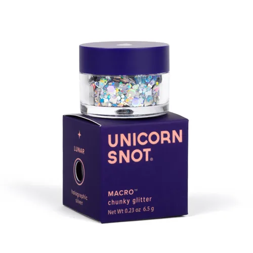 UNICORN SNOT Purpurina macro para rostro y cuerpo, purpurina suelta de partículas grandes de grado cosmético, relleno de calcetines navideños y