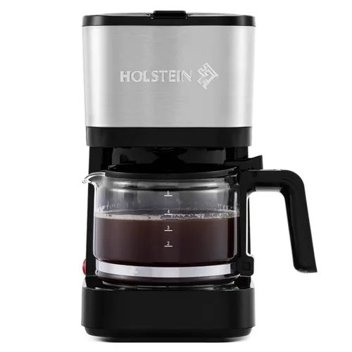Miniatura 12 de Holstein Housewares Cafetera 2 en 1 de una sola porción, doble preparación, compatible con cápsulas K-Cup y café molido, filtro reutilizable