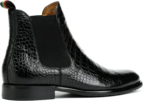 Miniatura 3 de MDGBSIS Botas Chelsea para hombre, botas de vestir de cuero para hombre, botas vaqueras casuales Chukka tobillo Chelsea