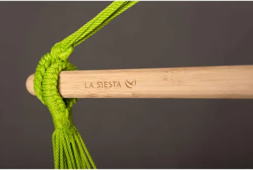 Miniatura 7 de LA SIESTA® - Hamaca grande y cómoda Domingo - Silla hamaca colgante resistente a la intemperie y al desgarro - Silla hamaca para interiores y Lima