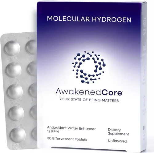 Tabletas de agua de hidrógeno - Tabletas de suplemento molecular de magnesio H2 de 12 PPM para agua potable - Apoya la energía, la recuperación y la