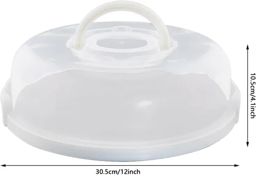 Miniatura 2 de Porta tartas de queso para tartas de hasta 11 pulgadas, soporte redondo para cupcakes para magdalenas, galletas, contenedores de almacenamiento