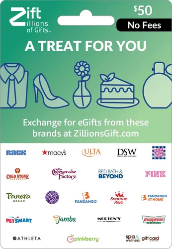 Miniatura 3 de Zift Zillions A Treat for You Shopping & Dining Gift Card