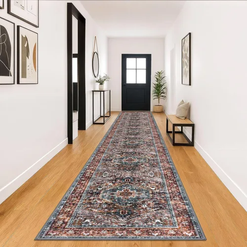 Miniatura 153 de KOZYFLY Alfombra Pequeña de Área 2x3 Pies Alfombras para Entrada Lavable Boho Alfombra de Entrada Antideslizante Tapete de Puerta Interior Entrada