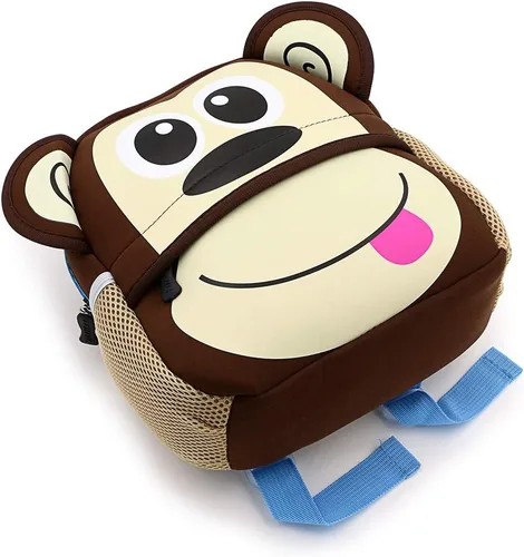 Miniatura 4 de Hipiwe, mochila para bebés, niños, niñas, para jardín de infantes, de neopreno, con adorables caricaturas animadas, para niños de 1 a 5 años