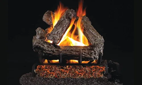 Miniatura 2 de Troncos de gas cerámico Ventilado Solo gas natural Peterson Real Fyre RH Peterson con/sin quemador