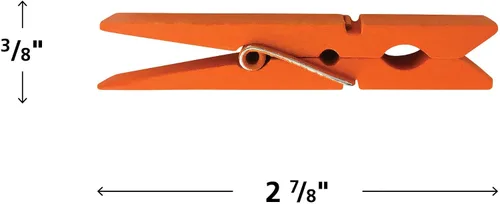 Miniatura 2 de STEM Basics: pinzas multicolor para la ropa, 50