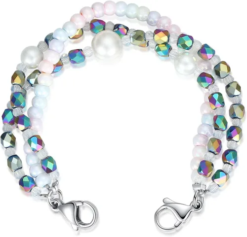 Miniatura 9 de Pulseras de alerta médica intercambiables mnmoom - Cadena de acero inoxidable con cierres de langosta - Solo cadena