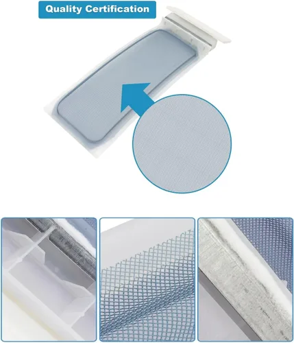 Miniatura 3 de Showingo W10717210 Filtro de pantalla para secadora de pelusa de repuesto para 8557882 W10641634 8558459 8558463 8559787 348851 689465 8557857