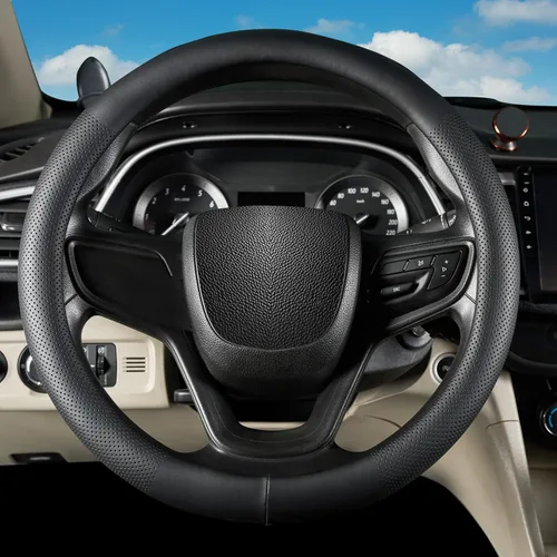 Funda para volante de automóvil para Chevy Silverado Colorado Equinox Trax Traverse Blazer Malibu mpala Tahoe Suburban City Express, tamaño estándar
