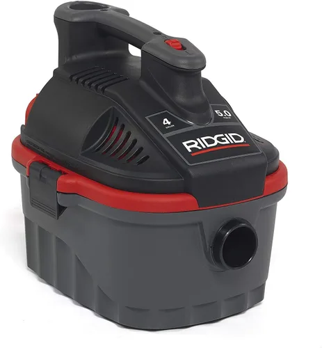Miniatura 4 de Ridgid 50313 4000 rv Portable Wet Dry aspiradora, 4-Gallon Small Wet Dry Vac con 5,0 Pico HP Motor, Pro – Manguera, asa ergonómica, cable, puerto