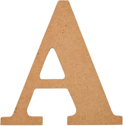 Miniatura 39 de Plaid Letra de madera sin terminar, superficie de madera de 5" perfecta para proyectos de bricolaje, artes y manualidades, 63572