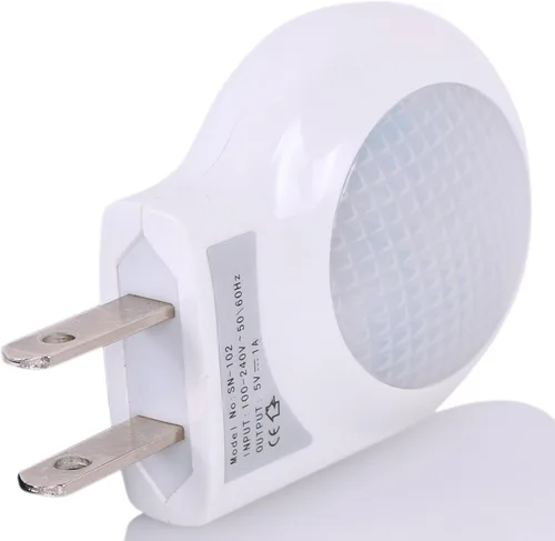 Miniatura 4 de Paquete de 2 luces LED de 0.7W para viajar, luz nocturna con cargador de pared USB, 0.70watts