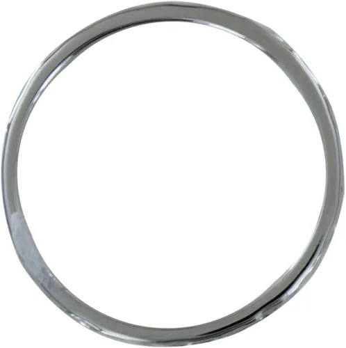 Miniatura 2 de LES POULETTES JEWELS - Anillo de Plata Rodiada Martillada Fine Alliance