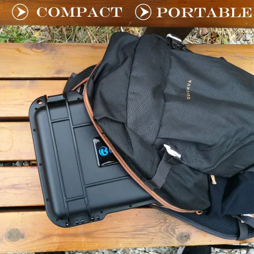 Miniatura 6 de Lekufee Funda rígida impermeable portátil para accesorios DJI Mavic Mini y SE (solo funda, no para Mini 4k/2/3/4)