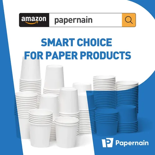 Miniatura 6 de Vasos de baño desechables de papel blanco de 2 onzas, 200 unidades para enjuague bucal y tazas de baño