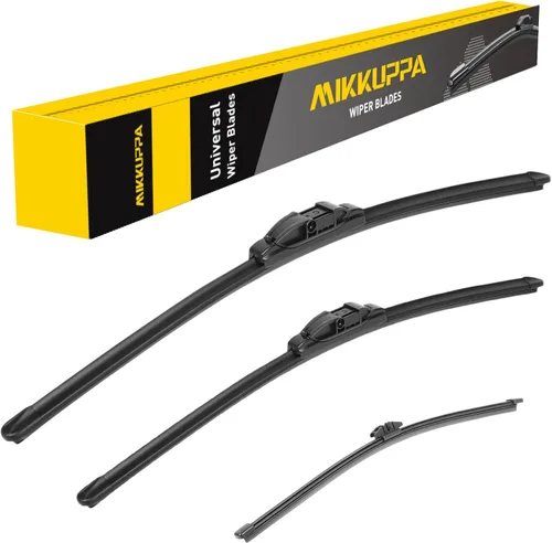 Miniatura 75 de MIKKUPPA Juego de 3 limpiaparabrisas de 22+21+12 pulgadas - Reemplazo para Dodge Durango 2011-2023, Jeep Grand Cherokee 2011-2013 - Limpiaparabrisas