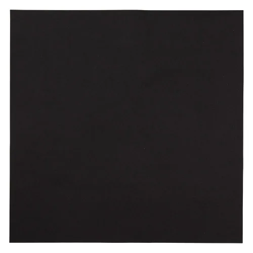 Hoffmaster 125070 Servilleta de lino en profundidad de color plano, 16 pulgadas de largo x 16 pulgadas de ancho, color negro (caja de 500)