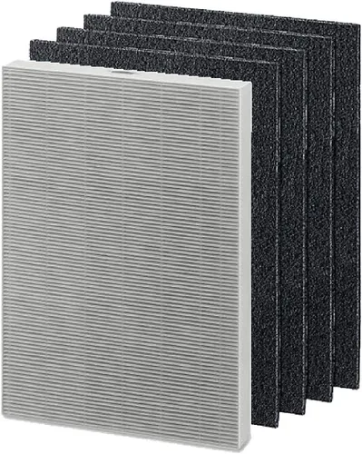 Nispira Filtro de carbón activado HEPA verdadero compatible con Fellowes AeraMax 290 300 DX95 HF-300 Fellowes AP-300PH Purificador de aire. En