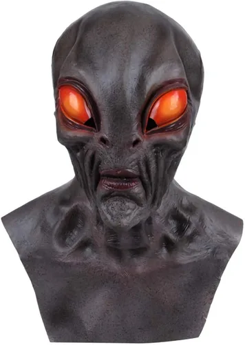 Máscaras realistas de alienígenas máscaras de látex para Halloween máscaras divertidas para fiestas de disfraces de Halloween para adultos