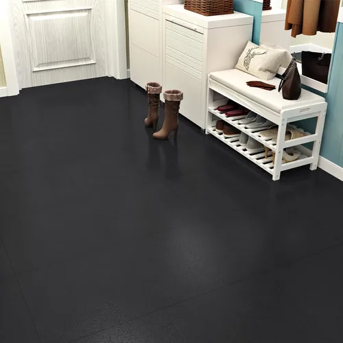 Miniatura 6 de WESTICK Azulejos de vinilo autoadhesivos de mármol negro para baño, azulejos de vinilo autoadhesivos para despegar y pegar, azulejos de azulejos