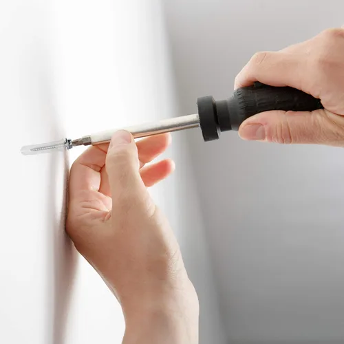 Miniatura 6 de Anclajes cónicos de plástico acanalado - para hormigón, estuco, ladrillo, paneles de yeso y similares - Kit de 10 anclajes