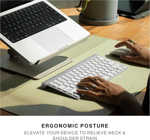 Miniatura 2 de Native Union Soporte de escritorio para laptop – Soporte de computadora ergonómico con altura ajustable – Compatible con MacBook Air/Pro, iPad